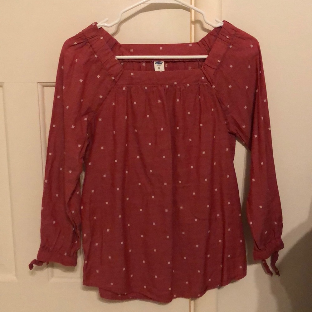 3/4 sleeve peasant top